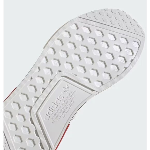 adidas NMD R1 IF4892 White Red Black Men\'s  Size 8.5 Women\'s 9.5 main image 7